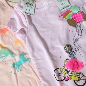 Bundle of two 2T girls t-shirts bnwt